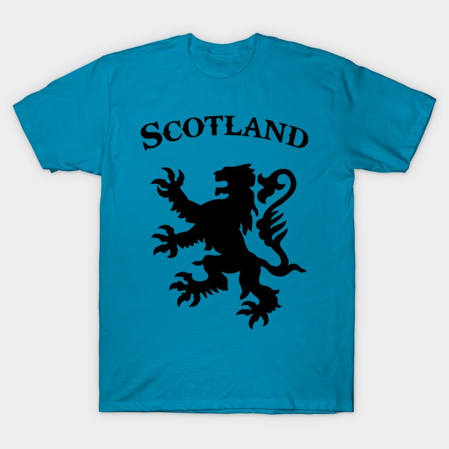 Scotland lion T-Shirt by Huggy Mauve